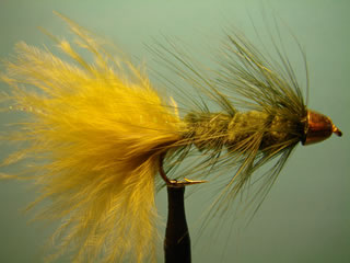 Conehead Olive Woolly Bugger (4-6)